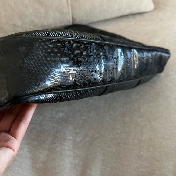 GUCCI Authentic w COA GG  bag missing strap preloved condition w lock key - Picture 9 of 16